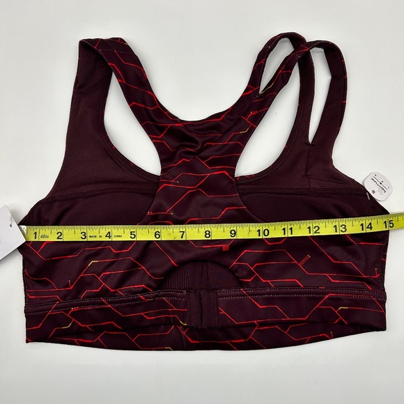 Xersion Women's Burgundy Hi Tech Medium Support Sports Bra Size M L XXL - Picture 11 of 13